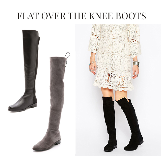 Flat Over the Knee Boots | Over the Knee Boots: The IT Shoe for Fall & Winter