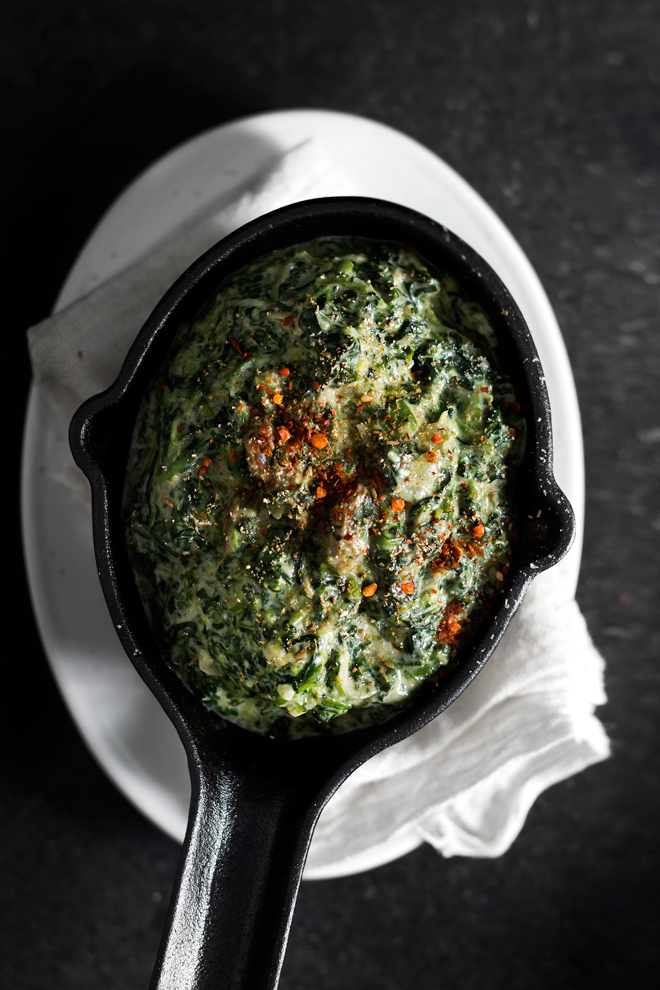 Garam Masala Yogurt-Creamed Spinach | Lady and Pups | Drool Worthy Thanksgiving Side Dishes